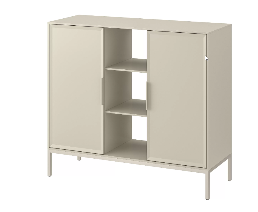 TULLSTORP Kabinet, krem, 99x35x89 cm