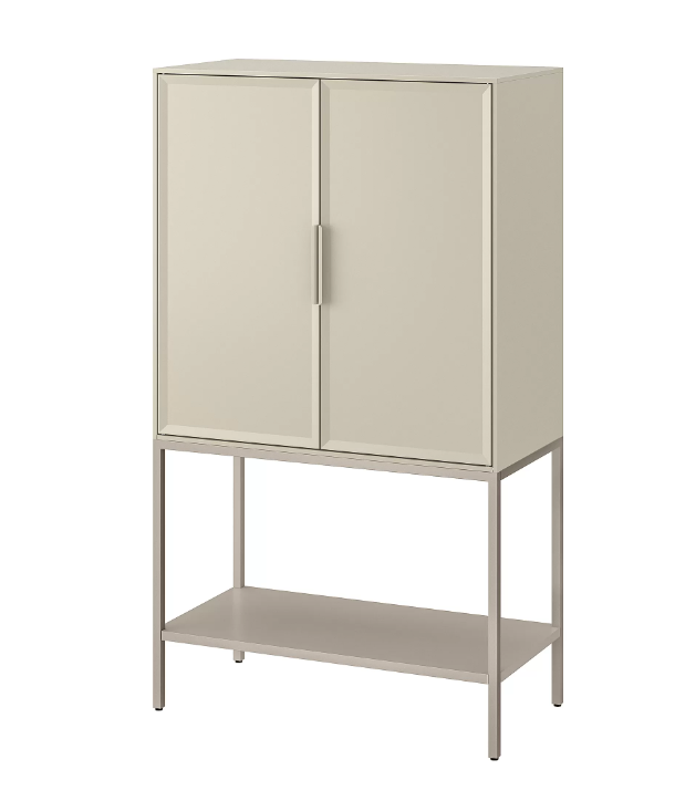 TULLSTORP Kabinet, krem, 73x35x126 cm