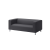 KLIPPAN Sofa 2 dudukan, vissle abu-abu