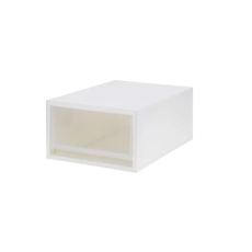 SOPPROT Pull-out storage unit, transparent white, 34x46x20.5 cm