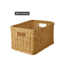 TRUMMIS Basket, handmade rattan, 25x35x20 cm