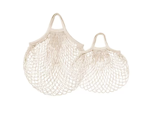 KUNGSFORS Net bag, set of 2, natural