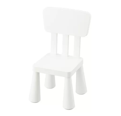 MAMMUT Children's chair, in/outdoor/white