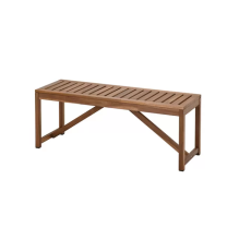 NÄMMARÖ Bench, outdoor, light brown stained, 120 cm