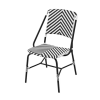 VASSHOLMEN Chair, in/outdoor, black/white