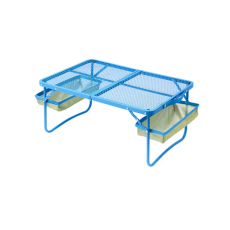 STRANDÖN Folding table, blue, 74x43 cm