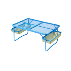 STRANDÖN Folding table, blue, 74x43 cm