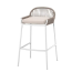 SEGERÖN Bar stool, outdoor, white/beige/frösön/duvholmen beige,