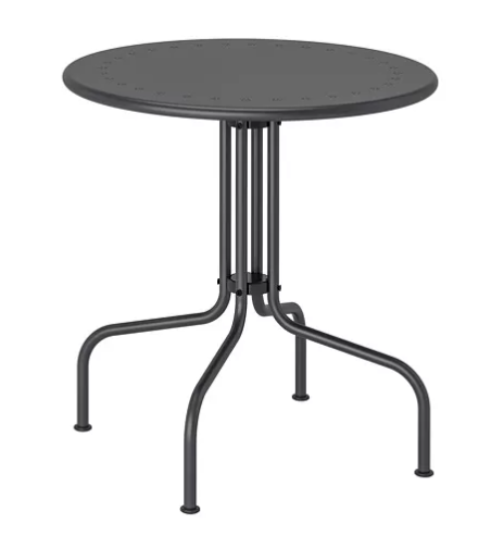 LÄCKÖ Table, outdoor, grey, 70 cm