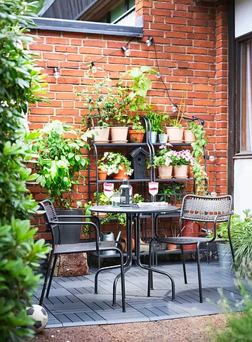 LÄCKÖ Table, outdoor, grey, 70 cm