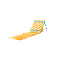 STRANDÖN Sun lounger, yellow/blue