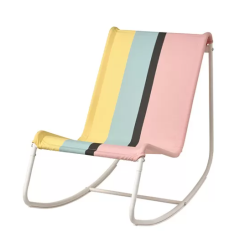 TUMHOLMEN Rocking-chair, in/outdoor, white/multicolour