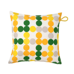 BRÖGGAN Cushion cover, in/outdoor, dot pattern multicolour, 50x50 cm