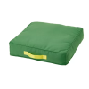 BRÖGGAN Floor cushion, in/outdoor green, 45x45 cm