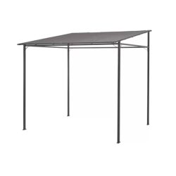 GUNNÖN Gazebo, dark grey/grey, 238x233 cm