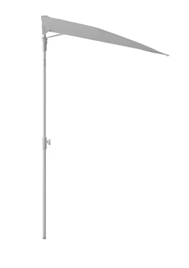 LILLEÖ Parasol, grey, 150x100 cm