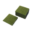 RUNNEN Floor decking, outdoor, artificial grass, 0.81 m²