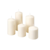 FENOMEN Lilin blok tanpa aroma, set isi 5, alami