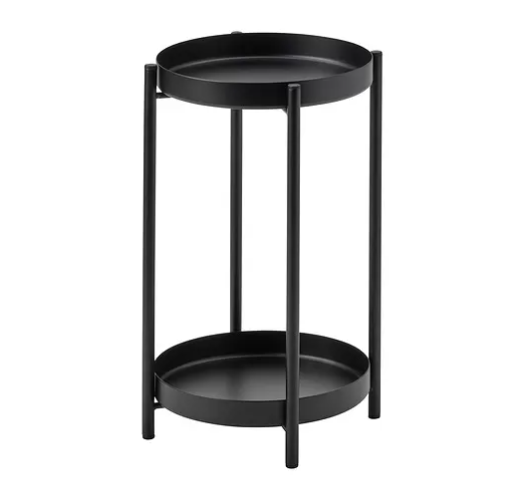 OLIVBLAD Stand tanaman, dalam/luar ruang hitam, 35 cm