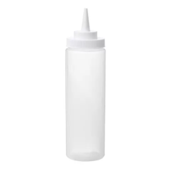 GRILLTIDER Botol pencet, plastik/transparan, 330 ml