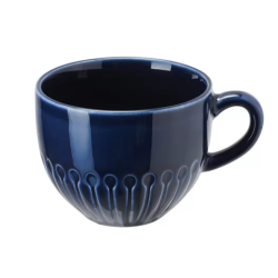 STRIMMIG Mug, tembikar biru, 36 cl