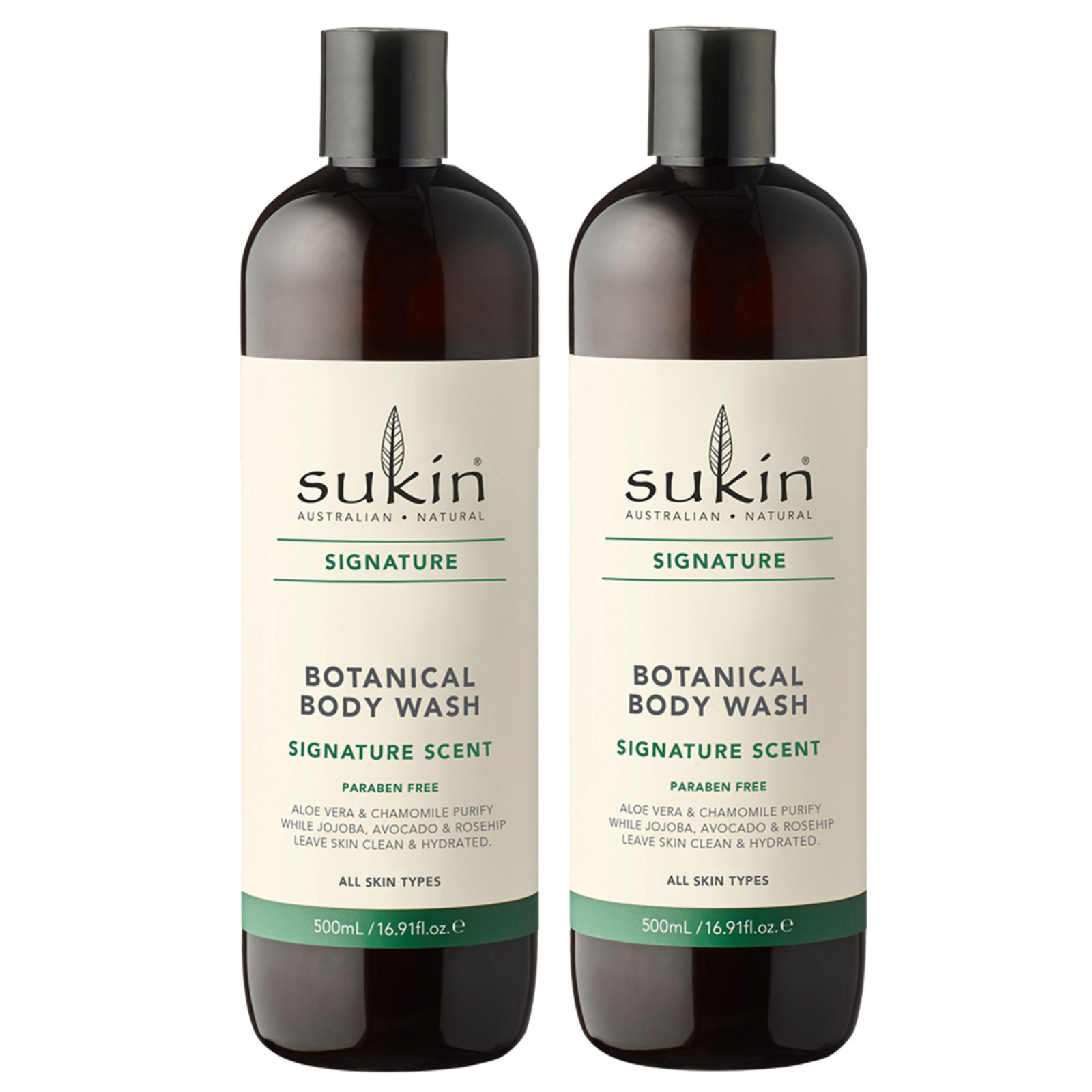 Sukin  Set of 2 Botanical Body Wash