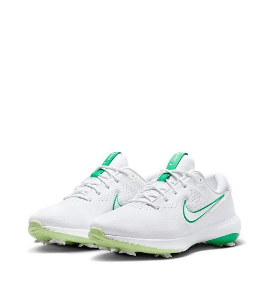 NIKE GOLF VICTORY PRO 3 SHOES MEN'S -WHITE/SUMMIT WHITE-STADIUM GREEN