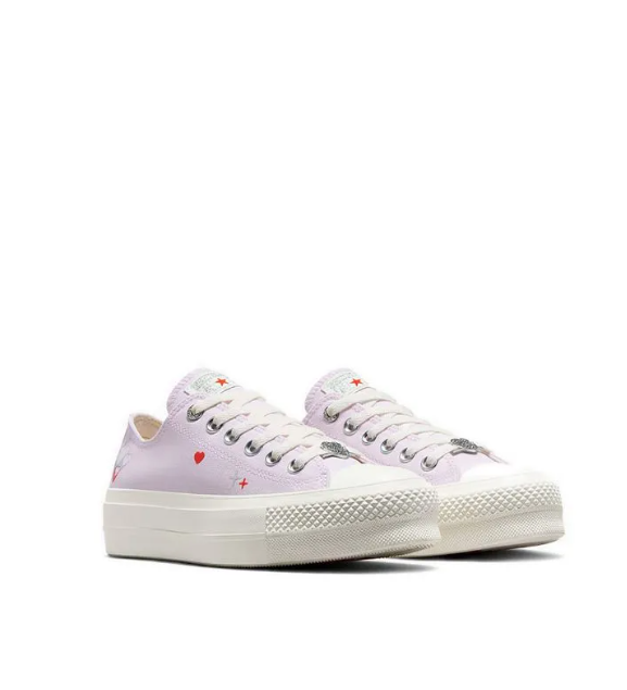 CONVERSE CTAS Lift Women's Sneakers - Lilac Daze/Egret/Fever Dream