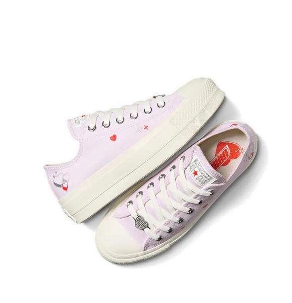 CONVERSE CTAS Lift Women's Sneakers - Lilac Daze/Egret/Fever Dream