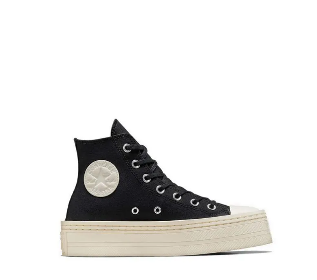 CONVERSE CTAS Modern Lift Hi Women's Sneakers - Black/Black/Egret