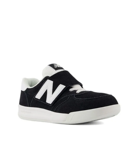 NEW BALANCE 300 Bungee Lace with Strap Boys Sneakers Shoes - Black/White