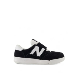 NEW BALANCE 300 Bungee Lace with Strap Boys Sneakers Shoes - Black/White