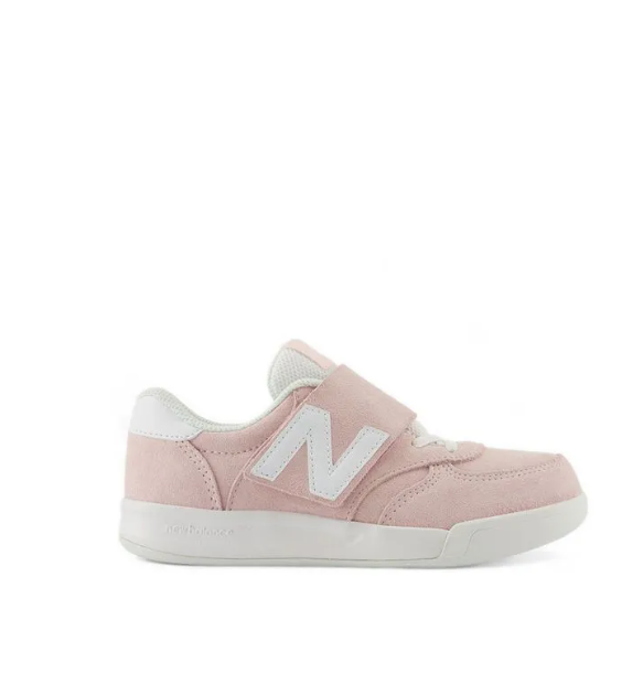 NEW BALANCE 300 Bungee Lace with Strap Girls Sneakers Shoes - Pink/White