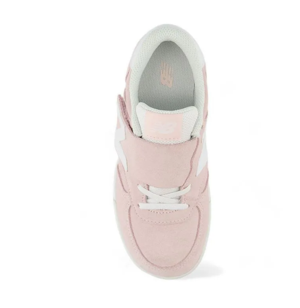 NEW BALANCE 300 Bungee Lace with Strap Girls Sneakers Shoes - Pink/White