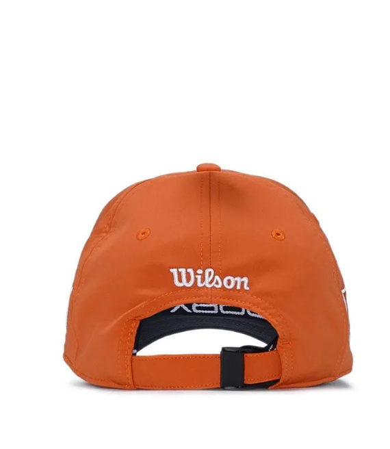 WILSON GOLF Pro Tour Cap Mens - Orange / White