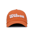 WILSON GOLF Pro Tour Cap Mens - Orange / White