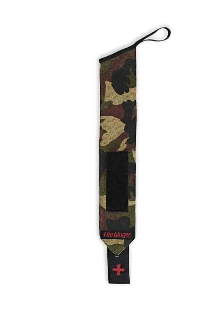 IMPLUS Harbinger Red Line Thumb Loop Wristwraps 18" - Camo