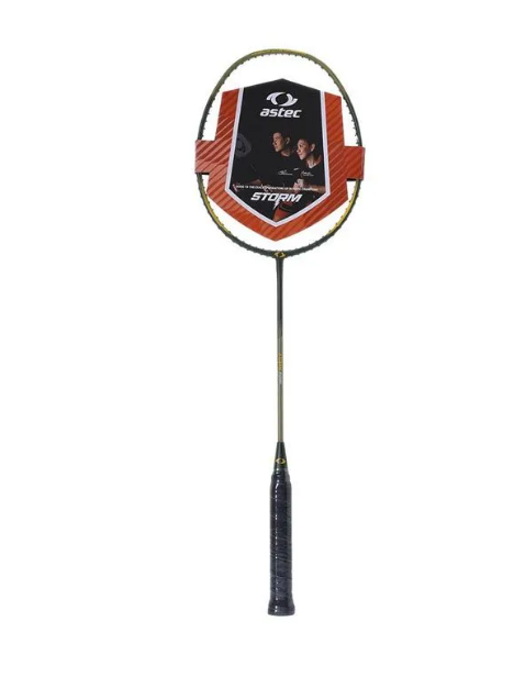 ASTEC STORM R1000 BADMINTON RACKET - OLIVE/YELLOW