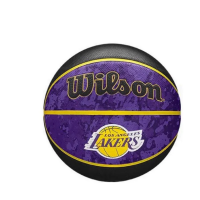 WILSON BASKETBALL NBA TEAM TIEDYE LA LAKERS Size 7 - Purple/Black