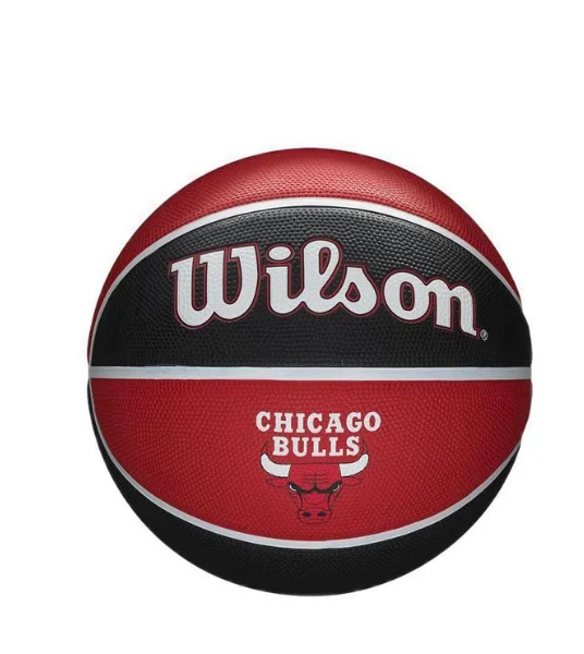 WILSON BASKETBALL NBA TEAM TRIBUTE CHICAGO BULLS Size 7 - Red/Black