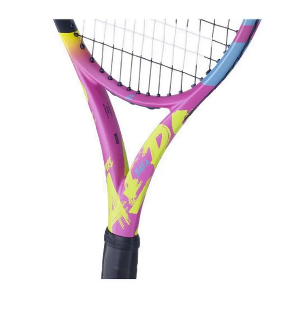 BABOLAT Pure Aero Rafa Tennis Racket (Unstrung) - Jaune Rose Bleu