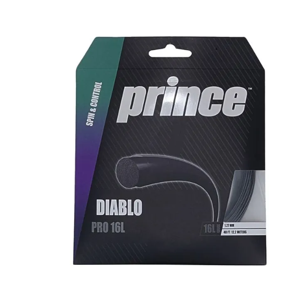 PRINCE Diablo Pro 16L Tennis String - Black