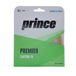 PRINCE Premier Control 16 Tennis String - Natural